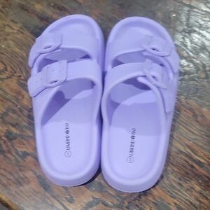 Limited Too Purple Kids Slippers